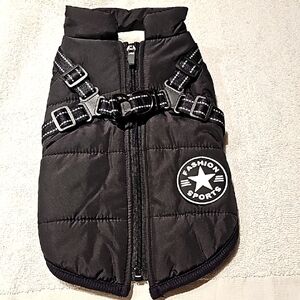 Dog fleece lined jacket